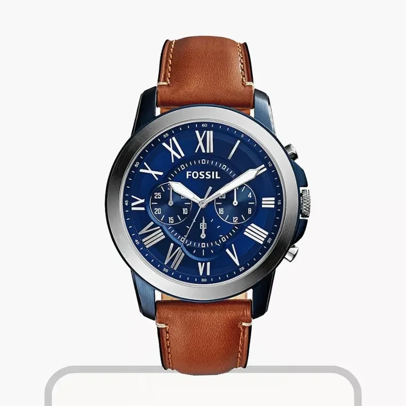 Fossil Grant Chronograph Blue Dial Men's Watch | FS5151